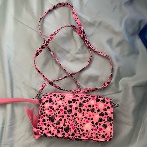 Vera Bradley sweetheart printed crossbody wallet
